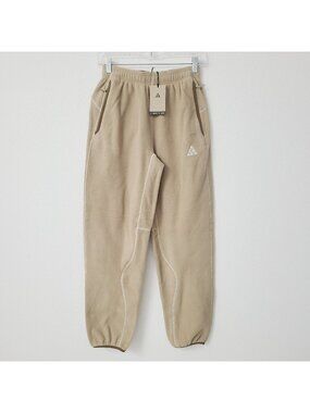 Nike Womens ACG Polartec Wolf Tree Pants HJ0241-297 Size XS Tan